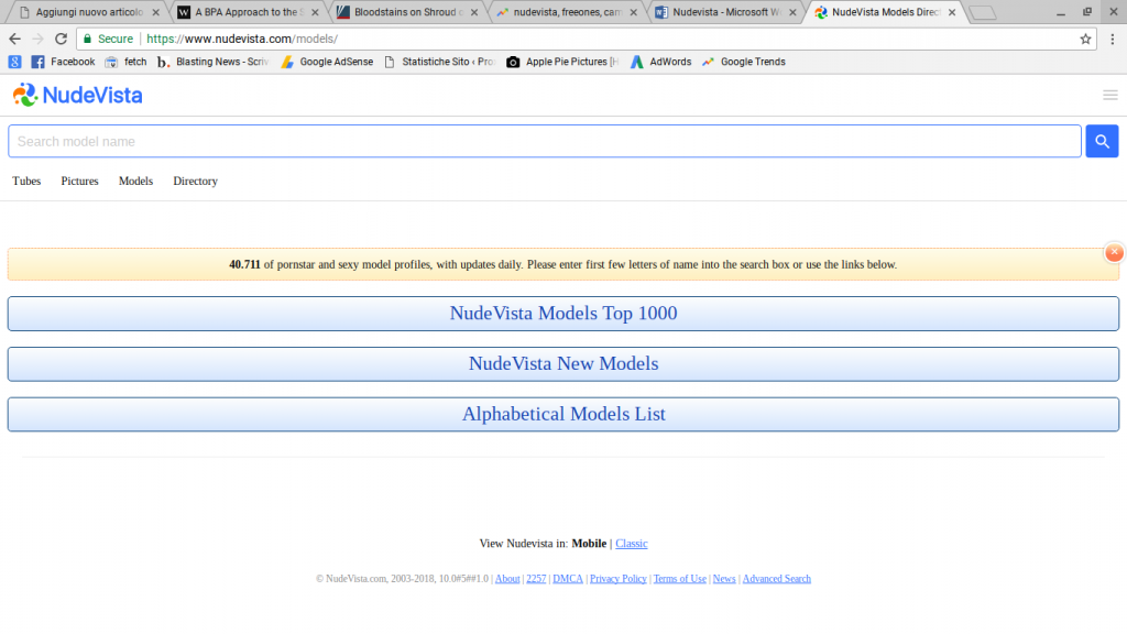 Permalink to Nudevista: motore di ricerca porno. 