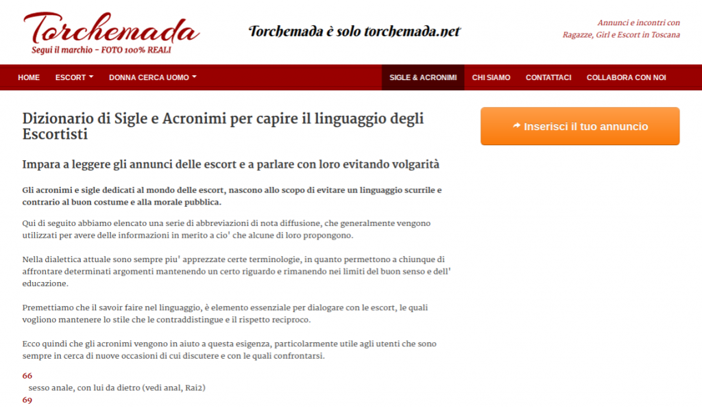 torchemada annunci adulti alternative gratis