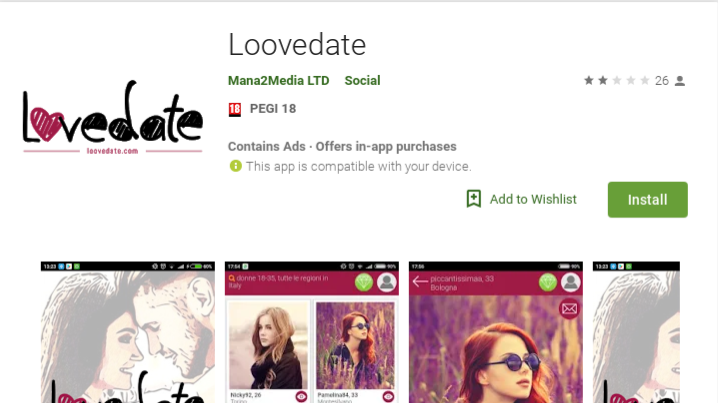 loovedate app truffa funziona alternative