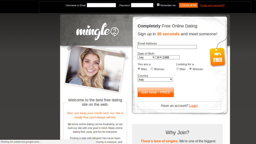 mingle2 recensione incontri truffa funziona