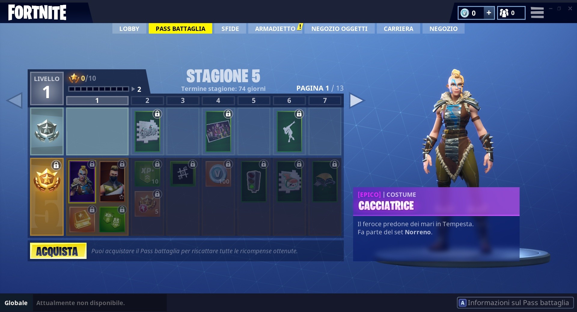 Pass Battaglia Fortnite skin gratis