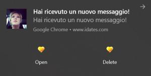 i dates notifiche push spam