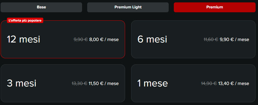 quanto costa abbonamento Joyclub