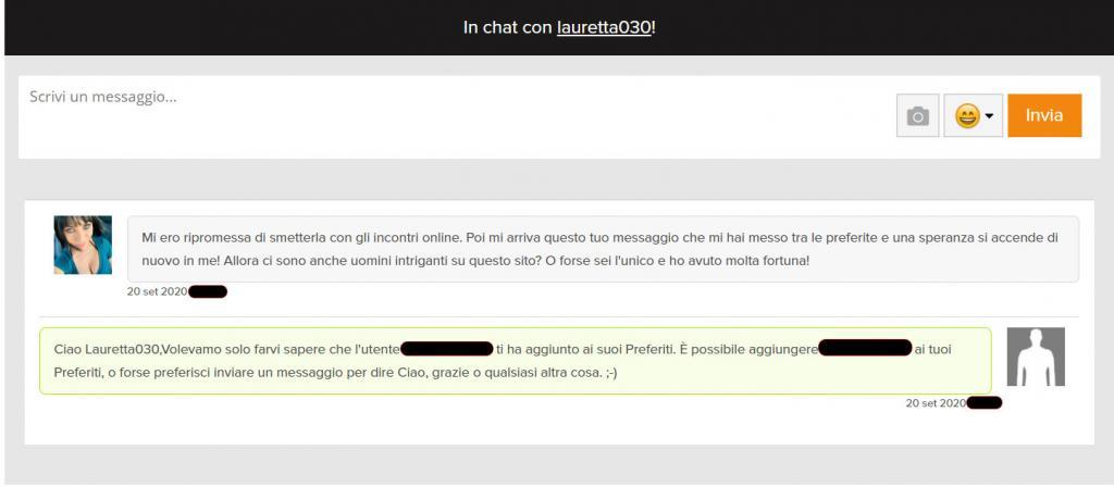 bot messaggi automatici su flirtdiscreto