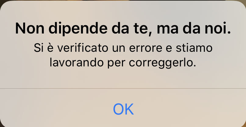 bugs facebookdating non funzione bene errore