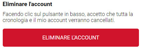 come eliminare cancellare account su xxxfucktor