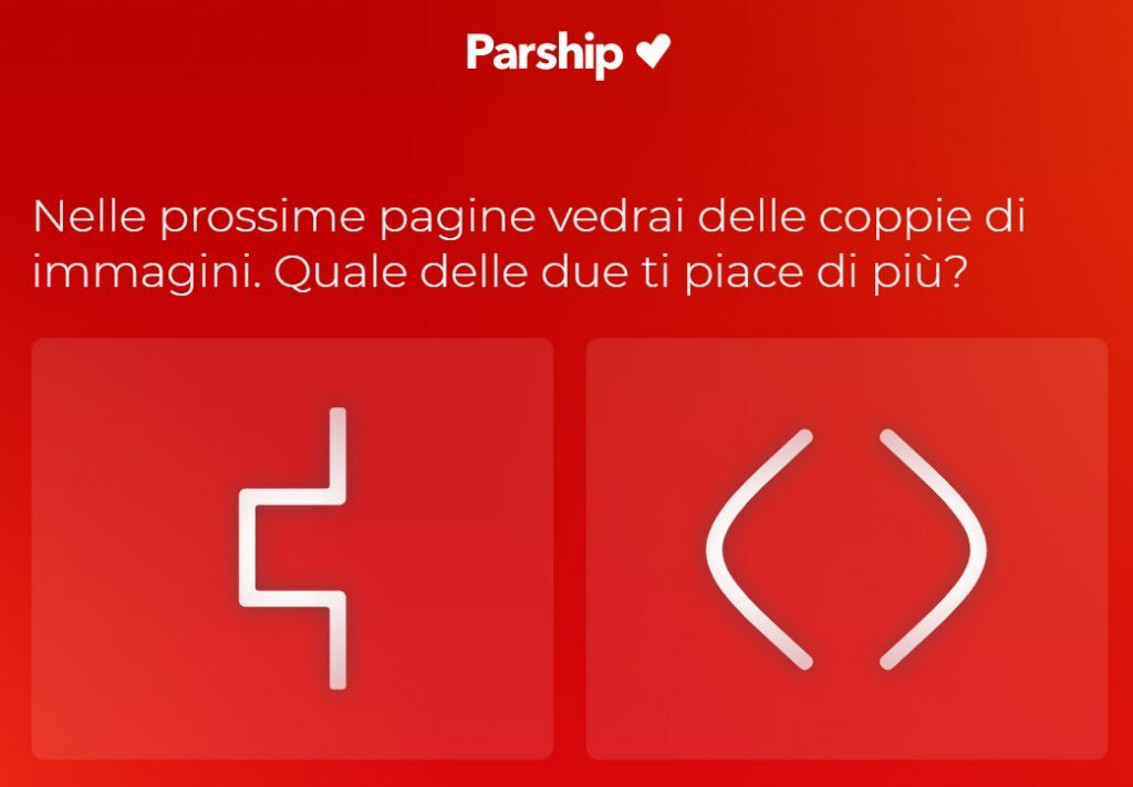 parship test di affinità questionario scientifico