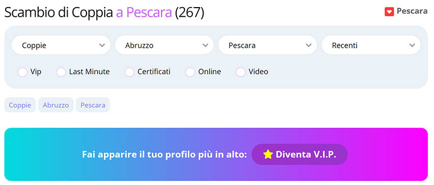 Annunci Coppie Per Singoli Vip A69