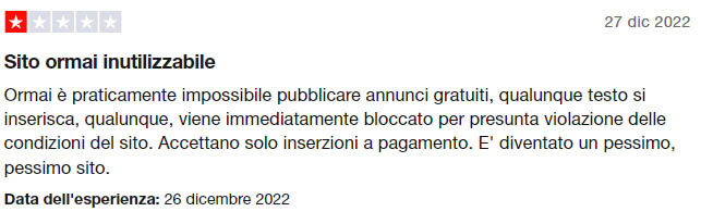 opinioni su bakeca incontri